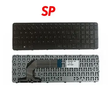Испанска клавиатура за HP Pavilion 17 17E 17N 17-N 17-E R68 AER68U00210 710407-001 720670-251 725365-251 SP с Черна рамка